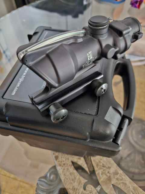 Trijicon Acog And Trijicon Mount