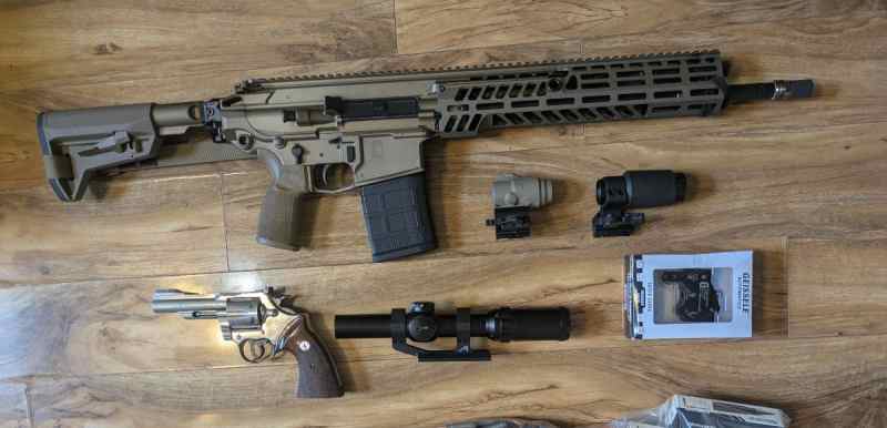 Sig MCX Spear 308, Tavor, Colt, Aimpoint