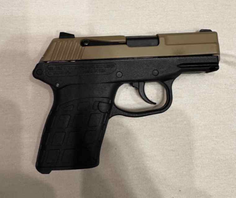 Keltec PF9 9mm in FDE.