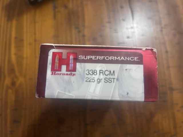 Hornady Superformance 338 RCM