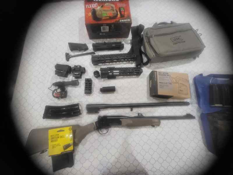 SAFE CLEAN UP AR Parts and single shot combo