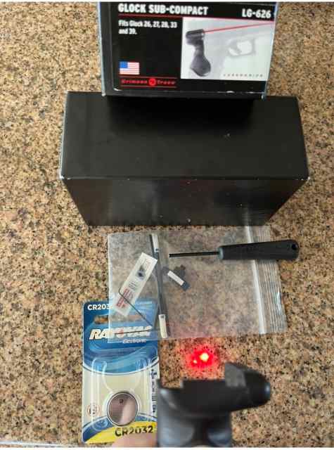 Crimson Trace grip red dot 