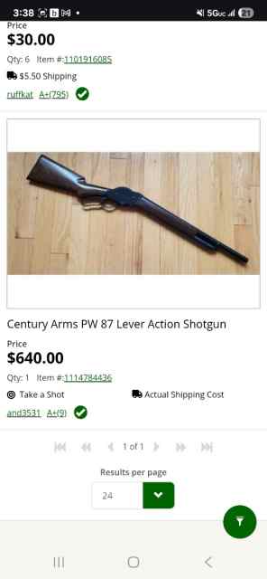 1887-Style Lever Action 12GA