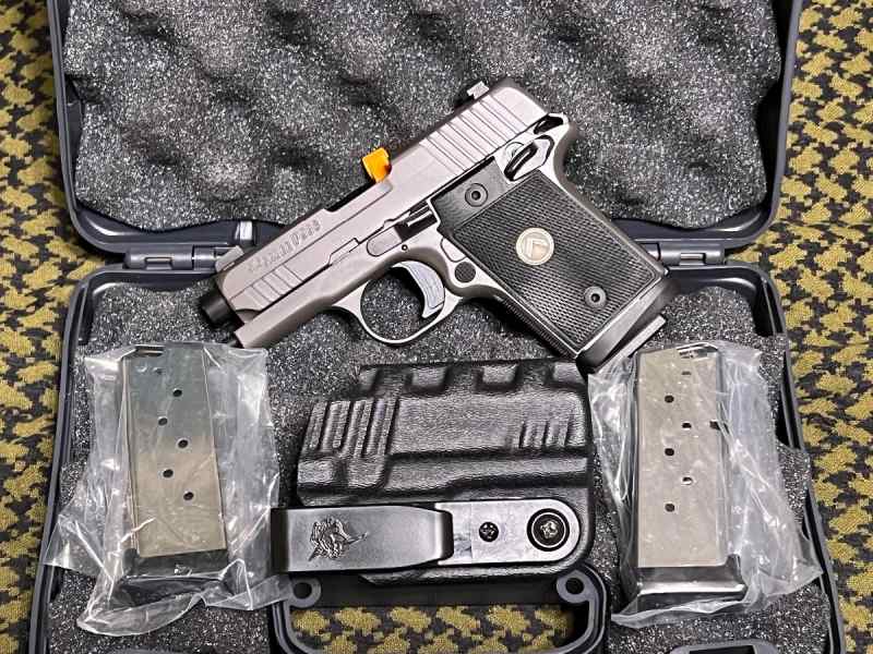 Sig P938 Legion with DeSantis Slimtuck Holster