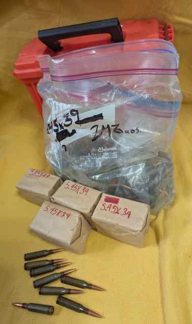5.45x39 ammo 7n6 AK74 ammo
