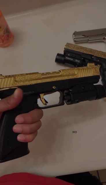 Ruger 5.7x28 14k Gold plated + Engraved